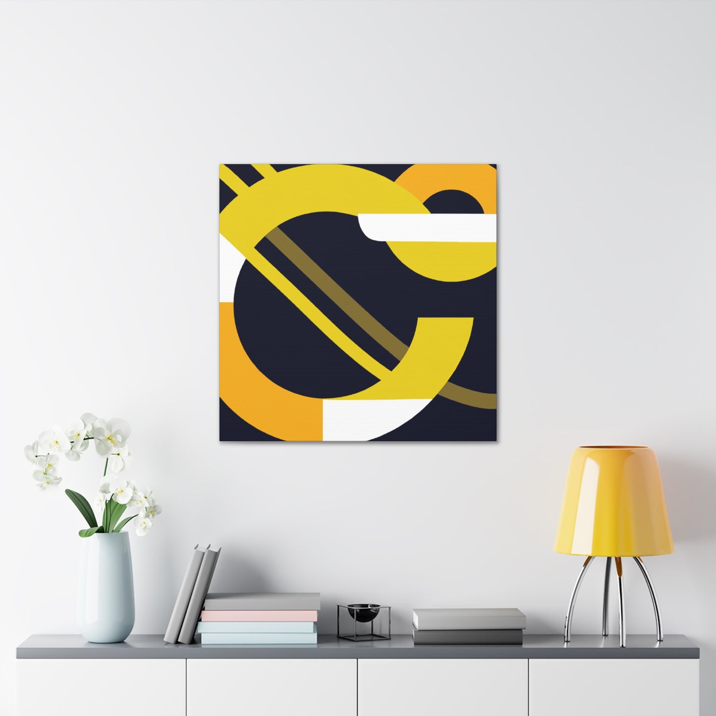 Atomic Nougat - Midcentury - Canvas