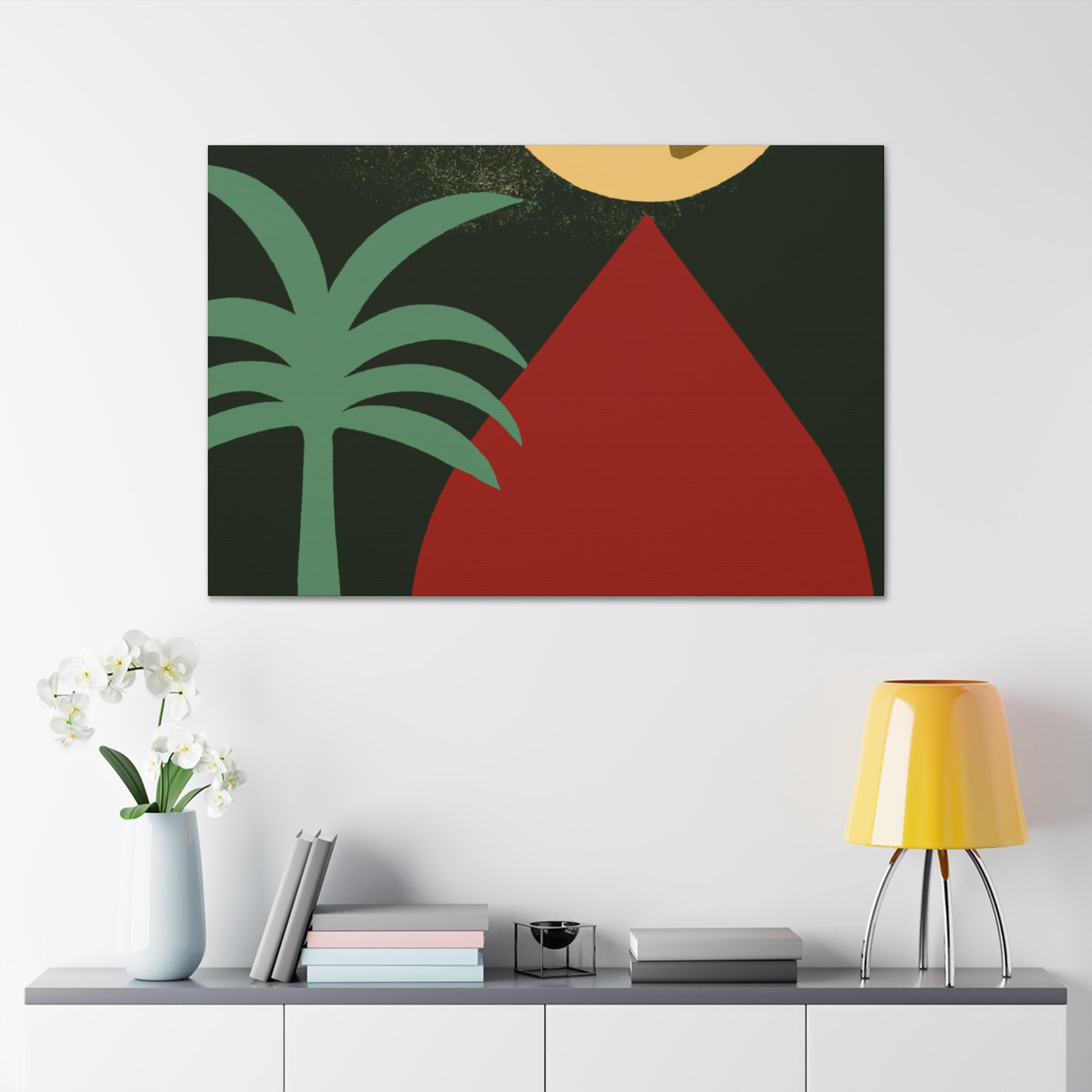 "Majestic Vibrancy - Midcentury" - Canvas