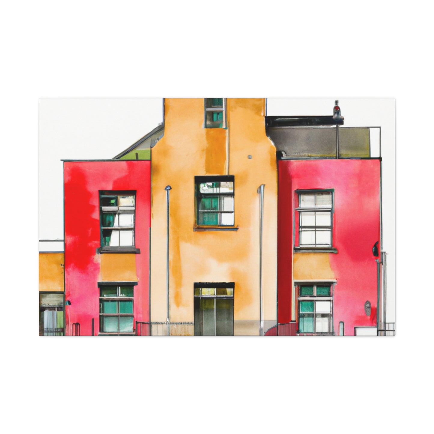 Clara Bella Fontaine - Architectural Canvas
