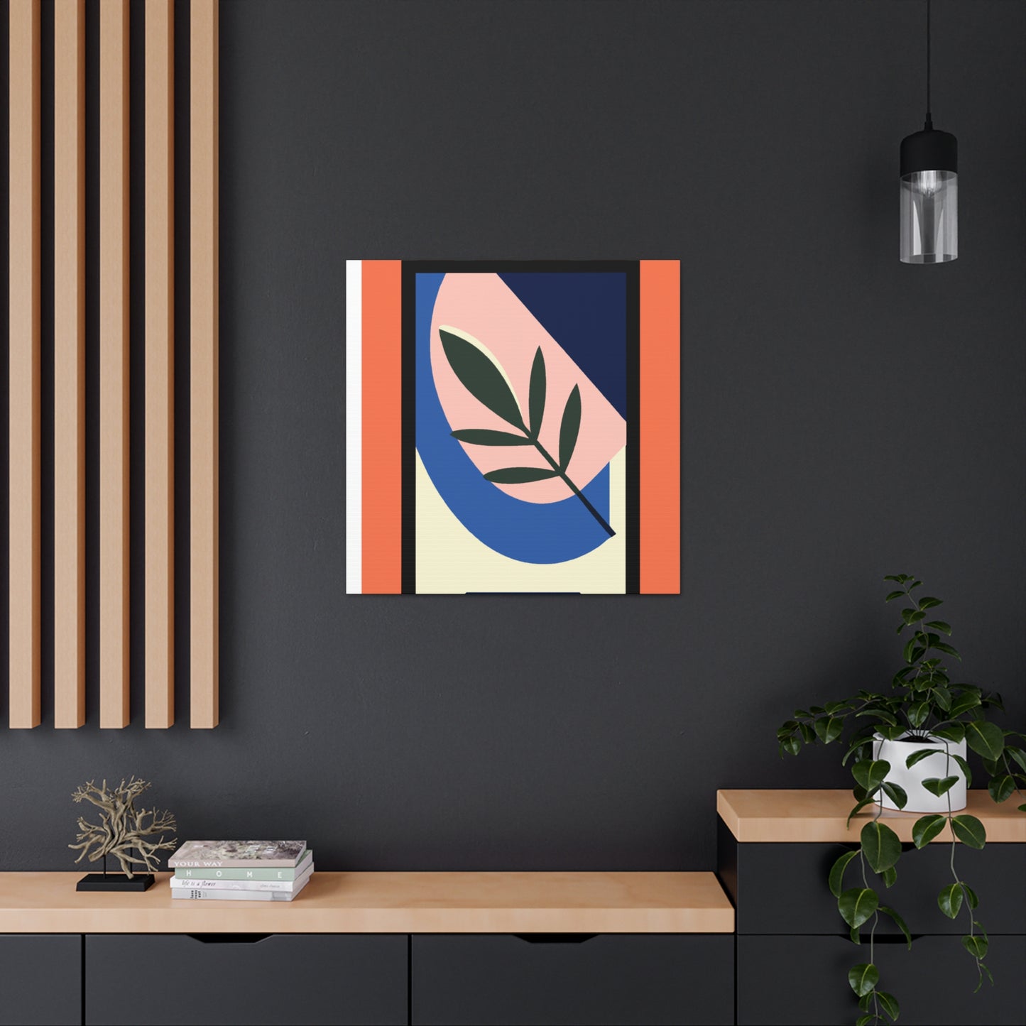 Sun Dapple Bunny - Midcentury Canvas