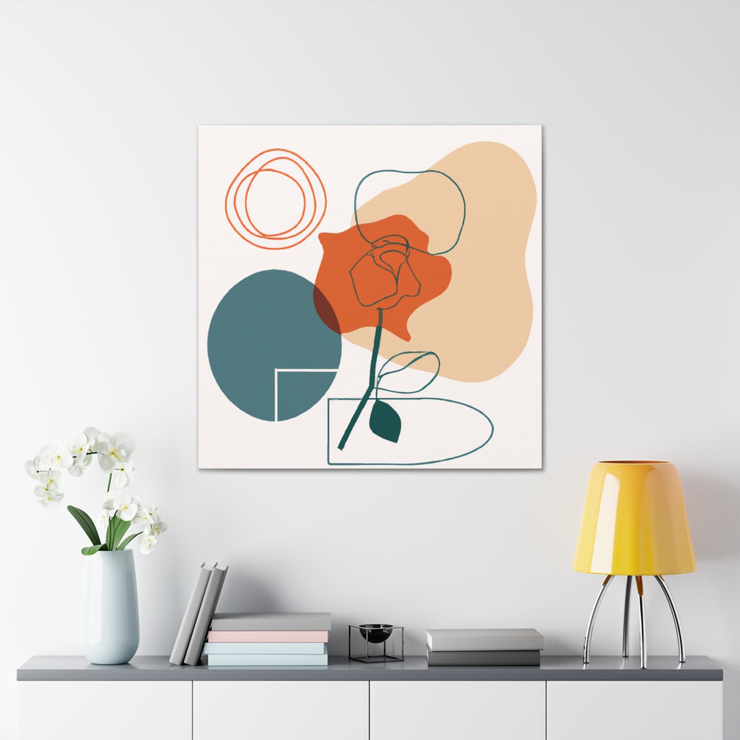 Mysterious Flow - Minimalism - Canvas