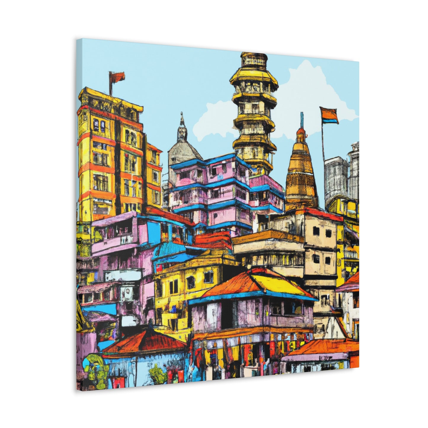 Golden Triangle - Destination India - Canvas
