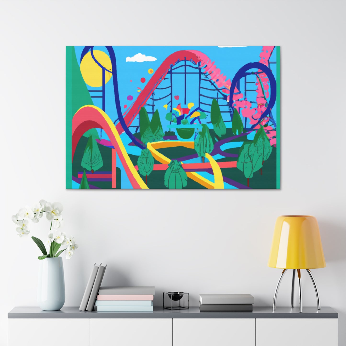 Gardengate - Landscape - Amusement - Canvas