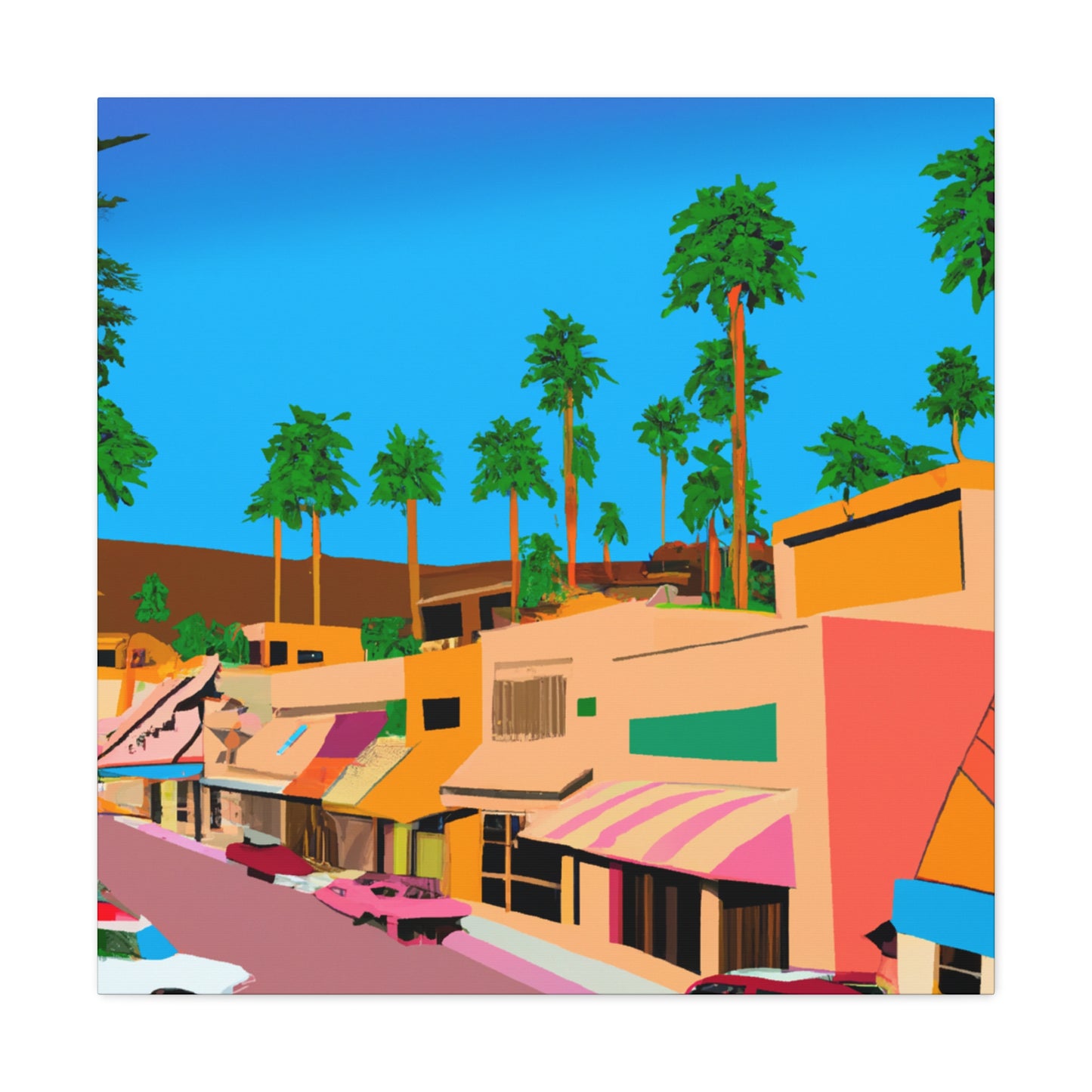 Desert Sphere- Architectural - Canvas