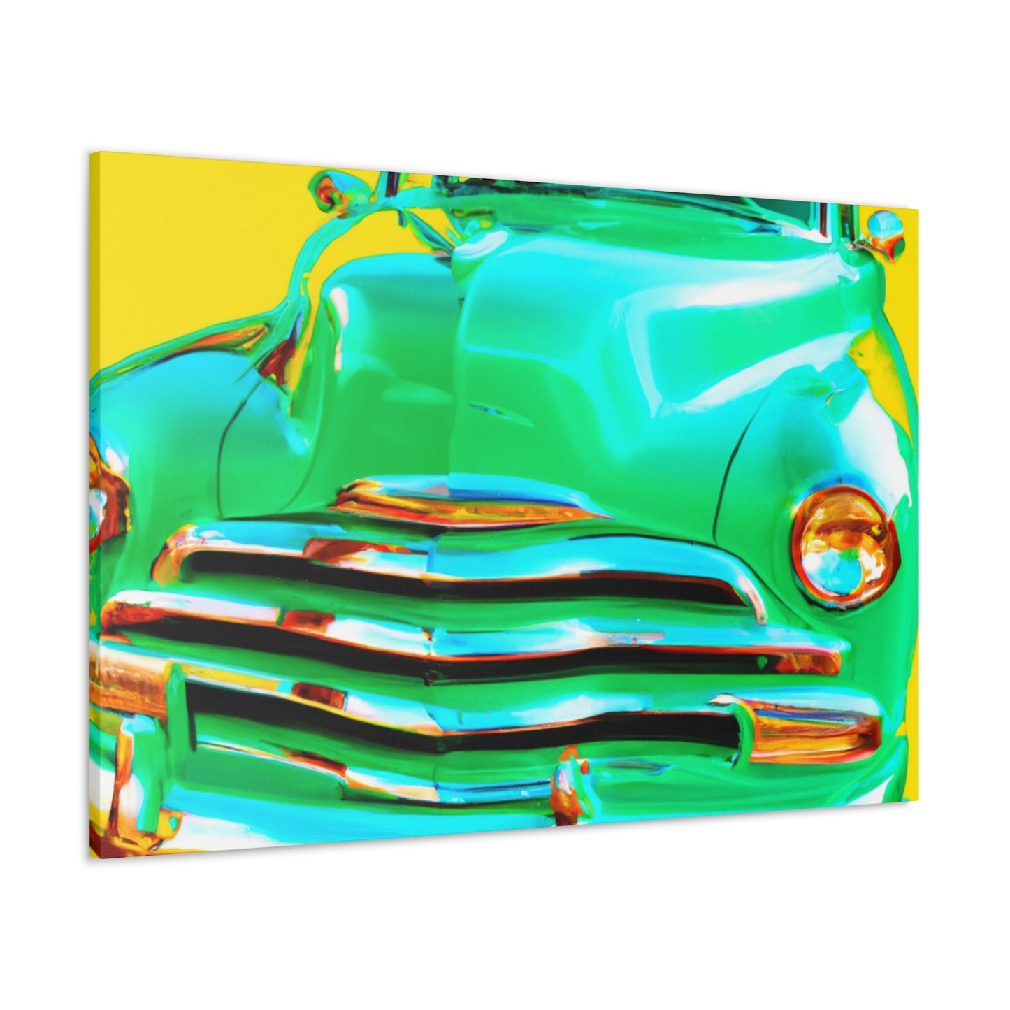 Green Cruiser - Automobile Canvas