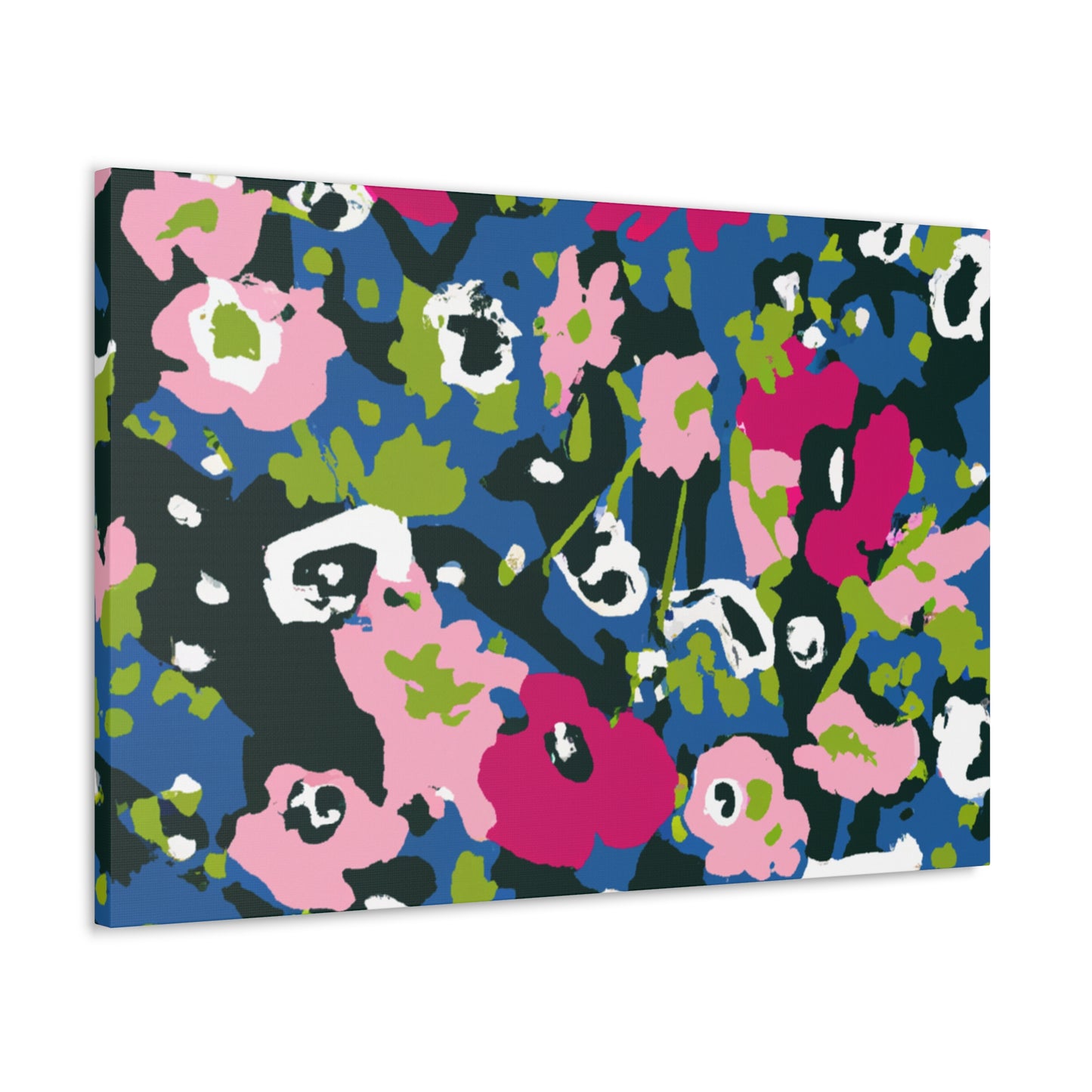 The Floral Frenzy: a game in which players race to collect the most colorful and fragrant flowers in a garden and arrange them in a beautiful bouquet. The player who collects the most flowers and arranges them most creatively wins the game - Canvas