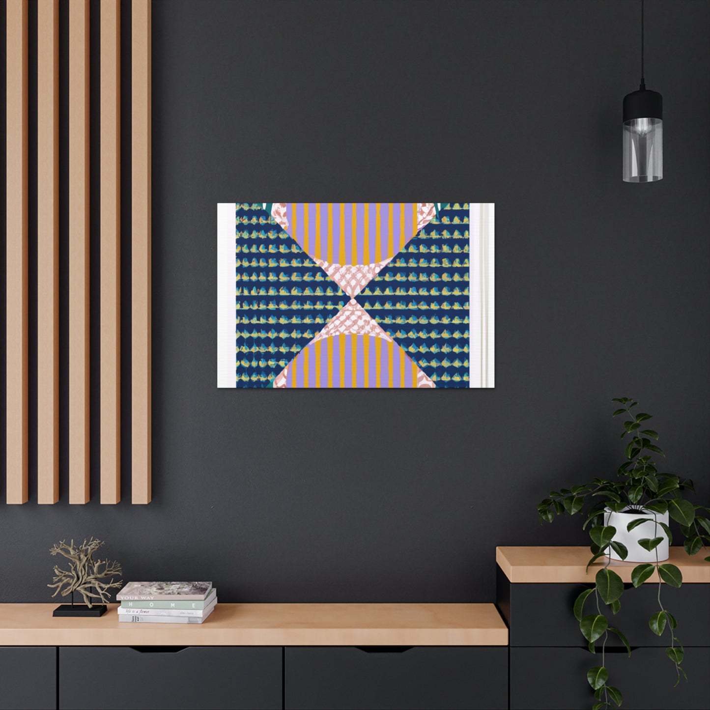 Hourglass - Midcentury Canvas