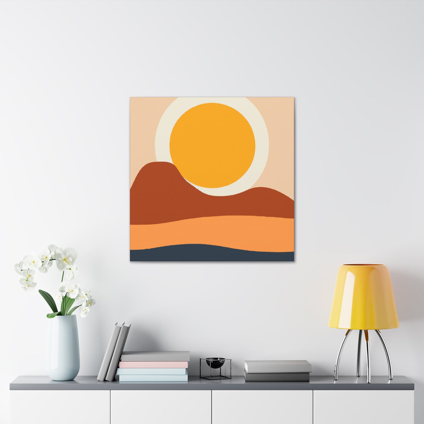 "Simple Reflections - Minimalism". - Canvas