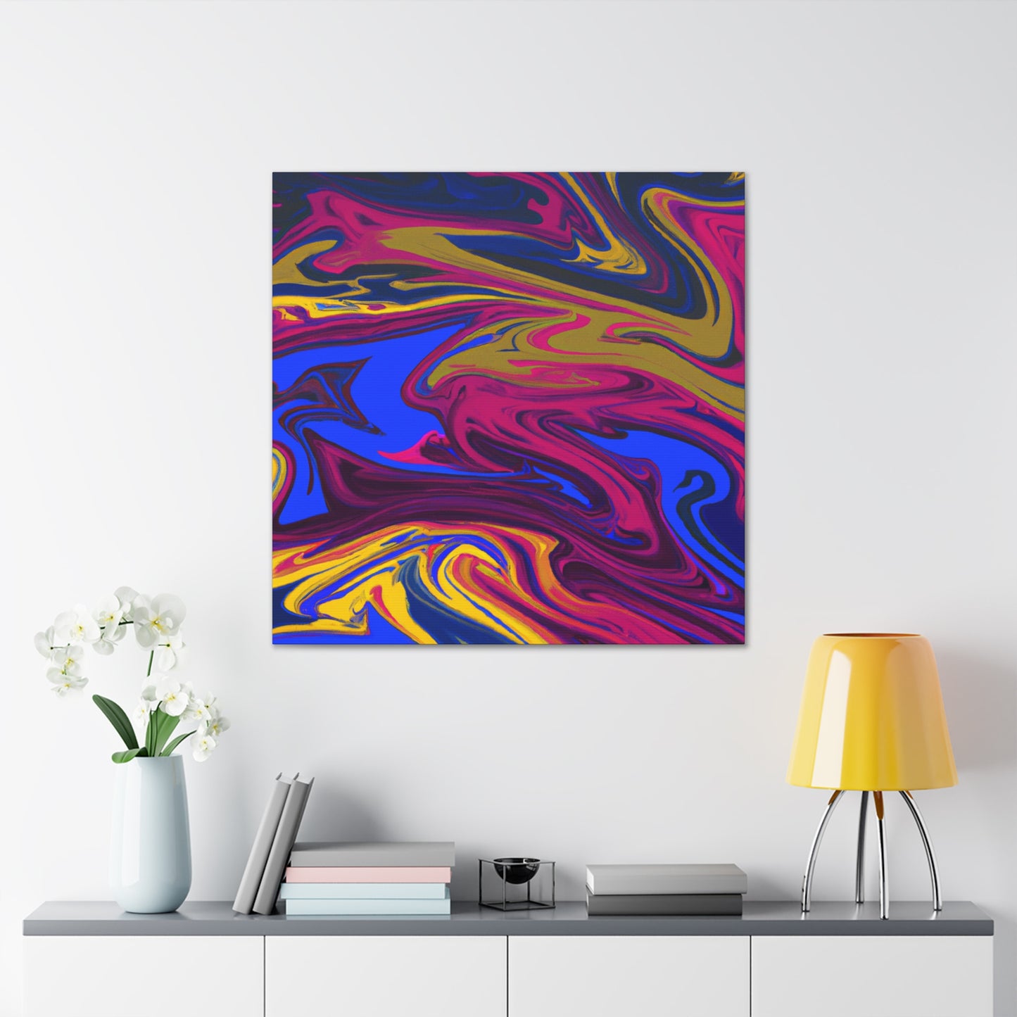 Aquabloom - Abstract - Canvas