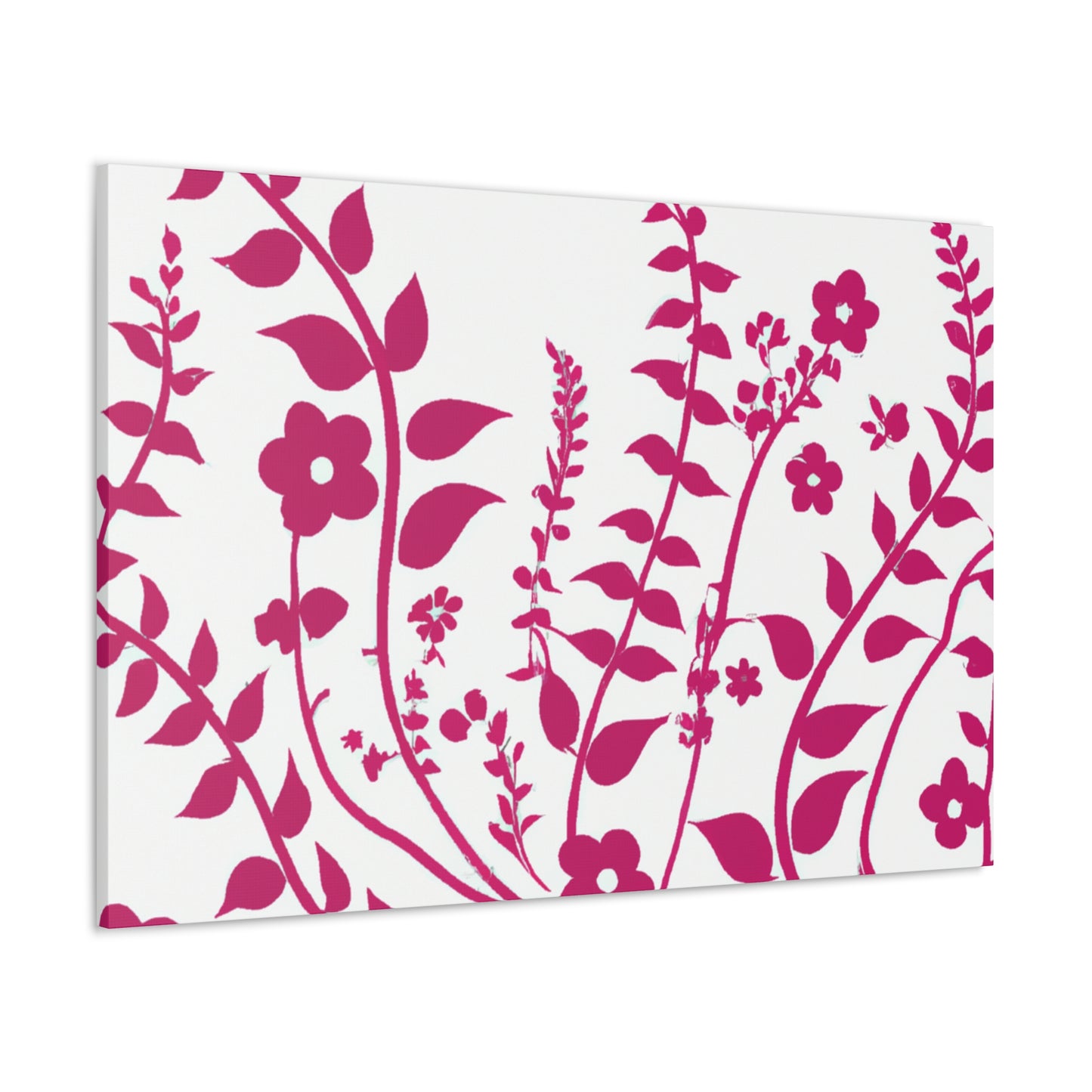 Carmine - Floral - Canvas