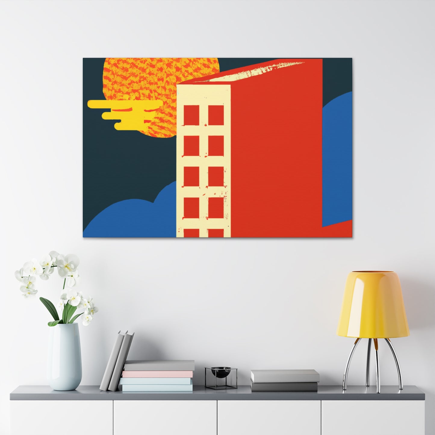 Modernist Playground - Midcentury - Canvas