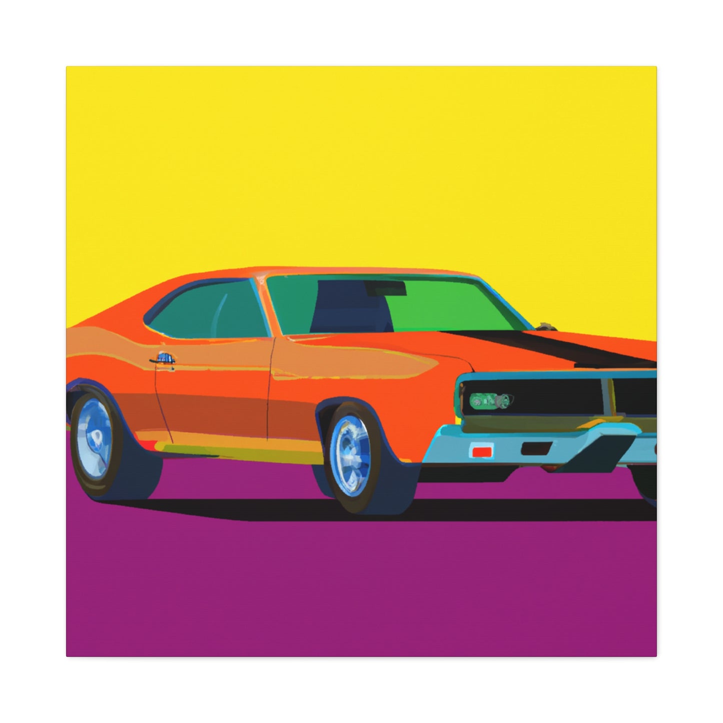 Classic Thunderbolt - Automobile - Canvas