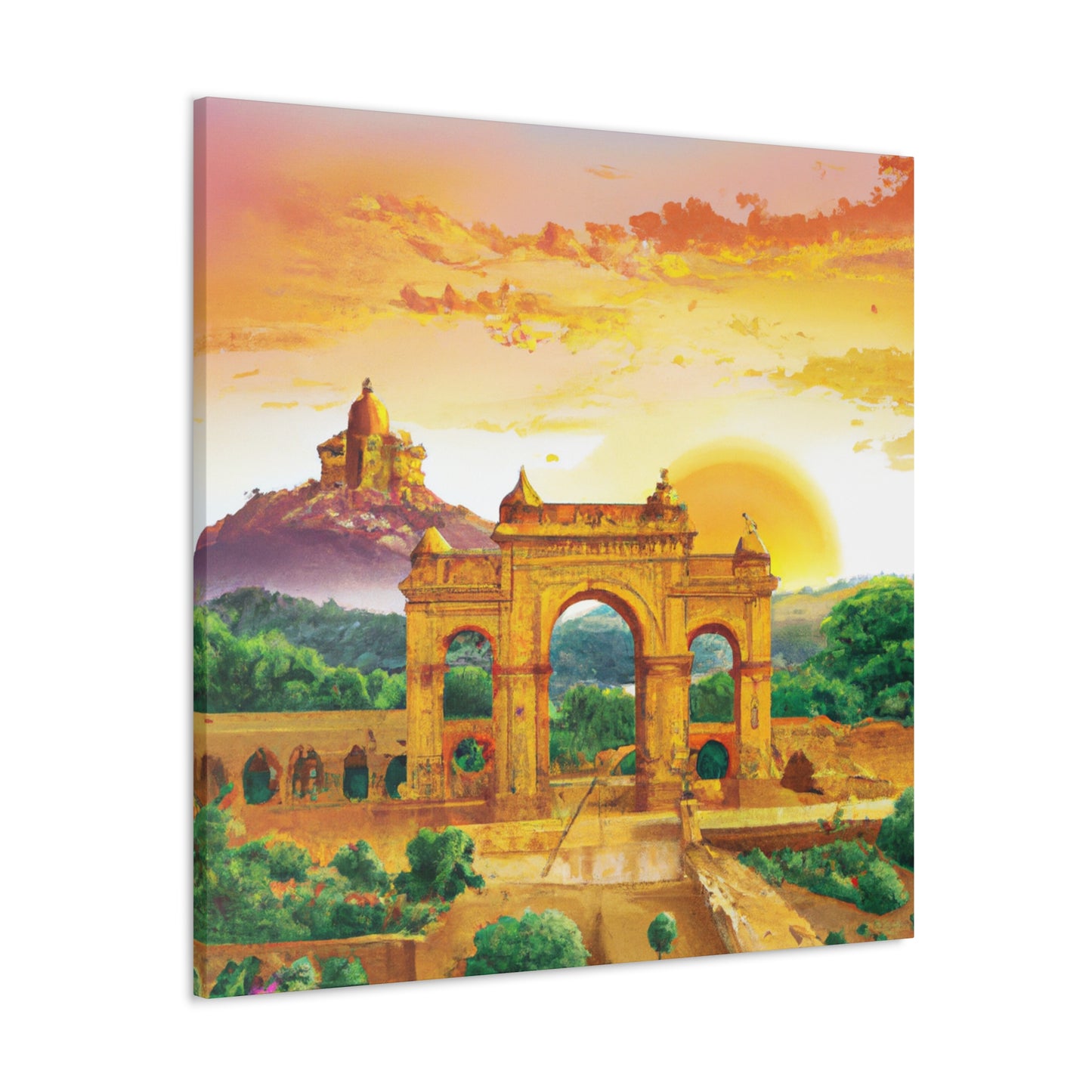 Taj Mahal - Destination India - Canvas