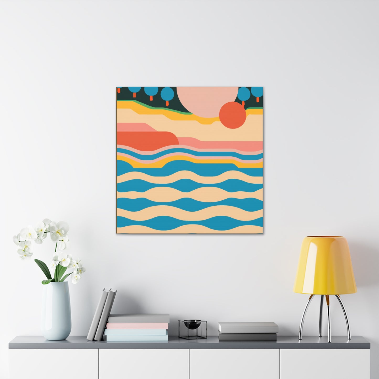 Cool Me Off - Midcentury Canvas