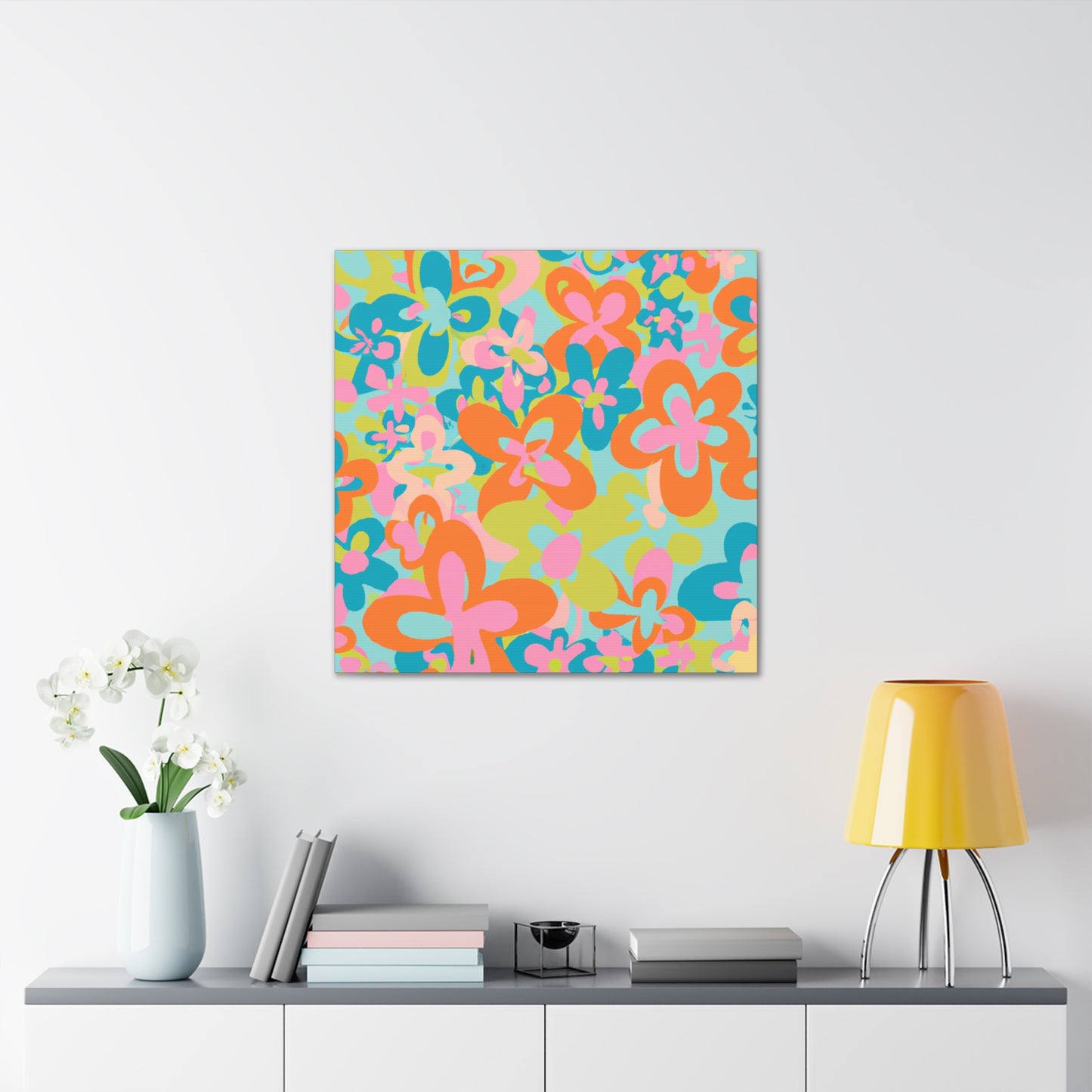 "The Blooming Bouquet" - Floral Canvas