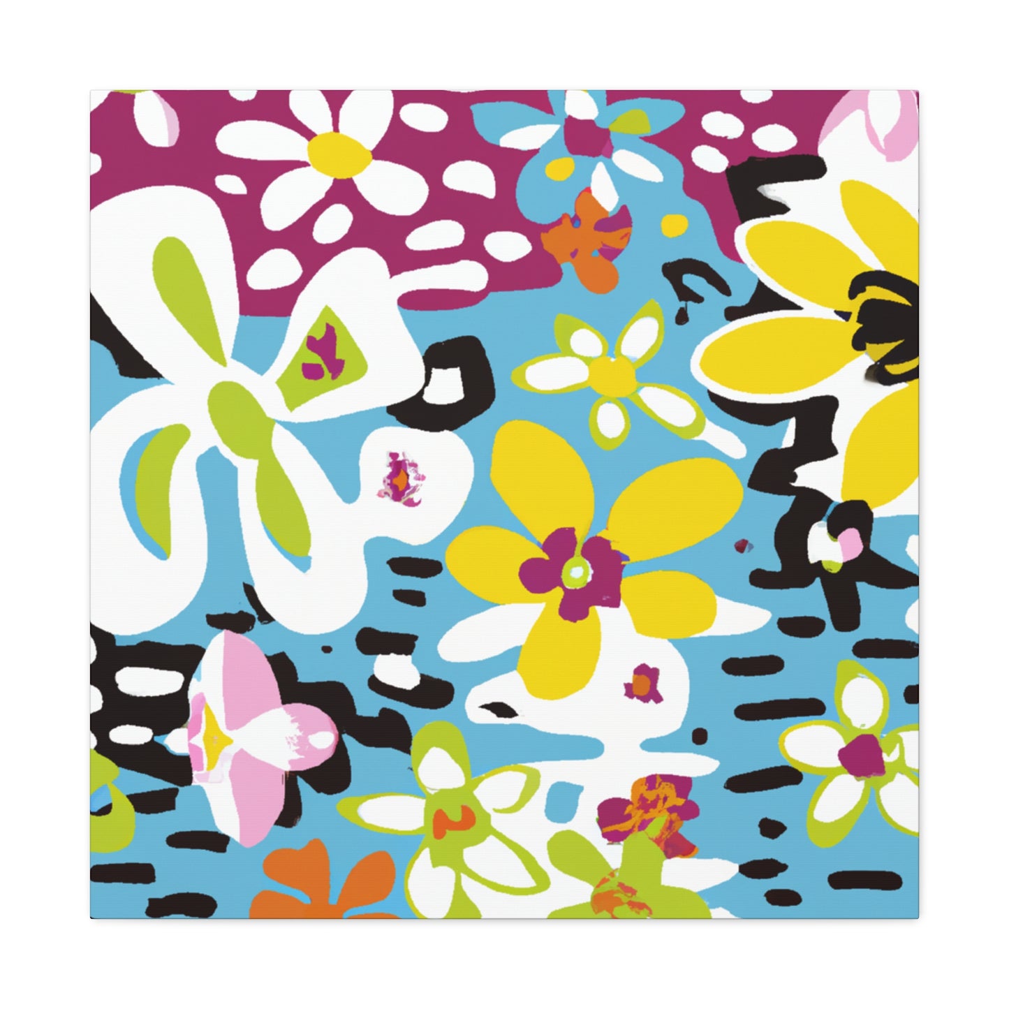 'The Petal Palooza' - Floral Canvas