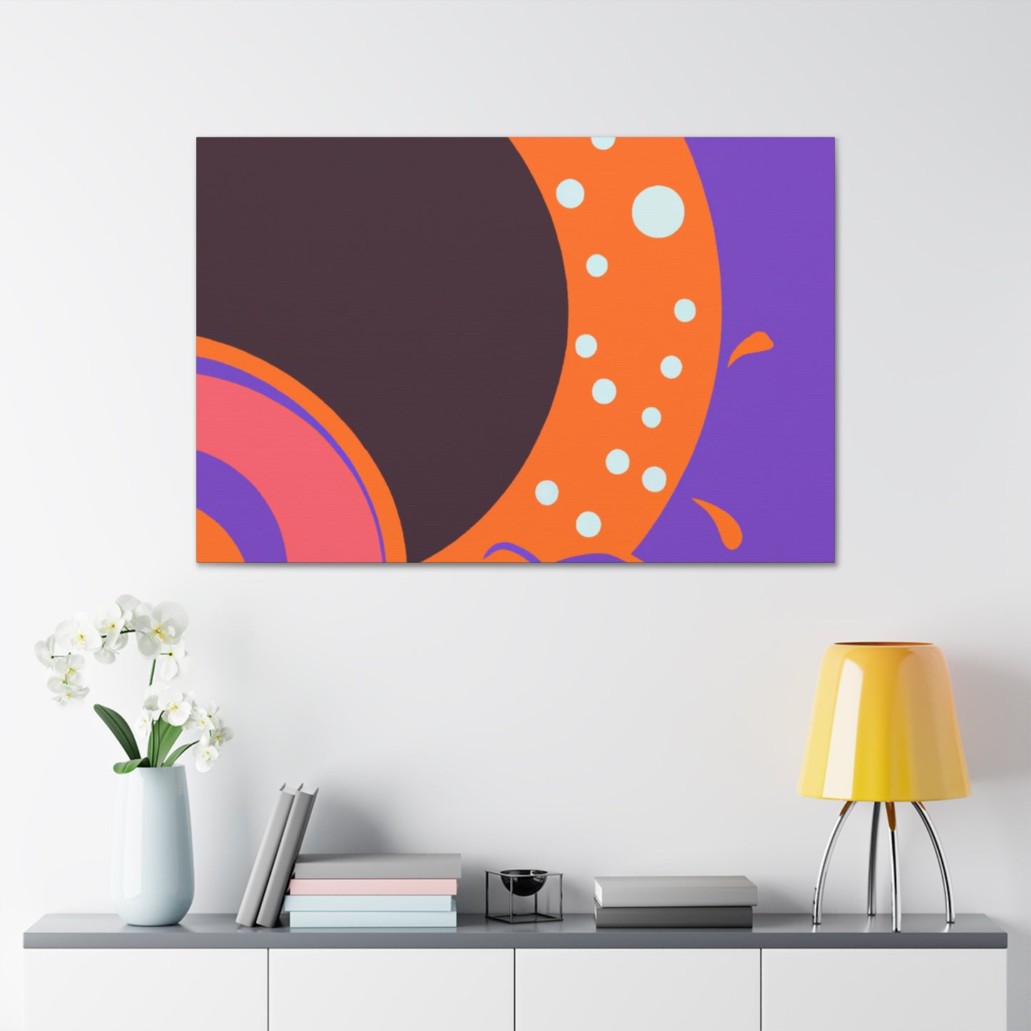 Eerie Harmony - Midcentury - Canvas