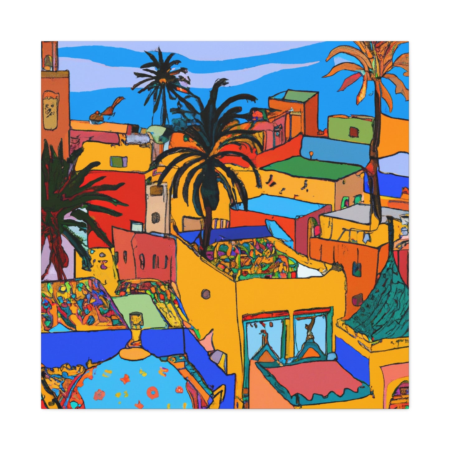 Farooq Ali - Morraco - Canvas