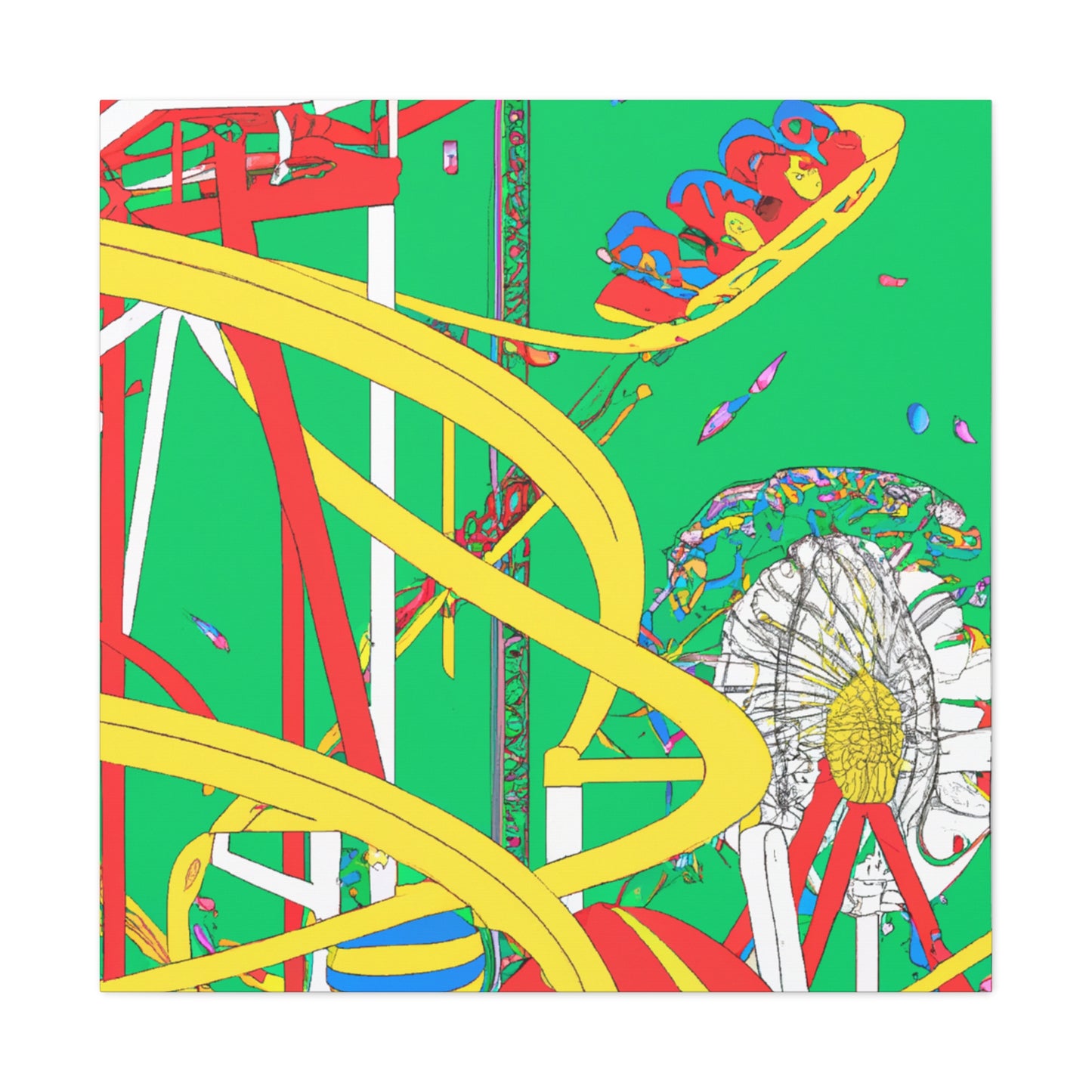 Fizztopia - Amusement - Canvas