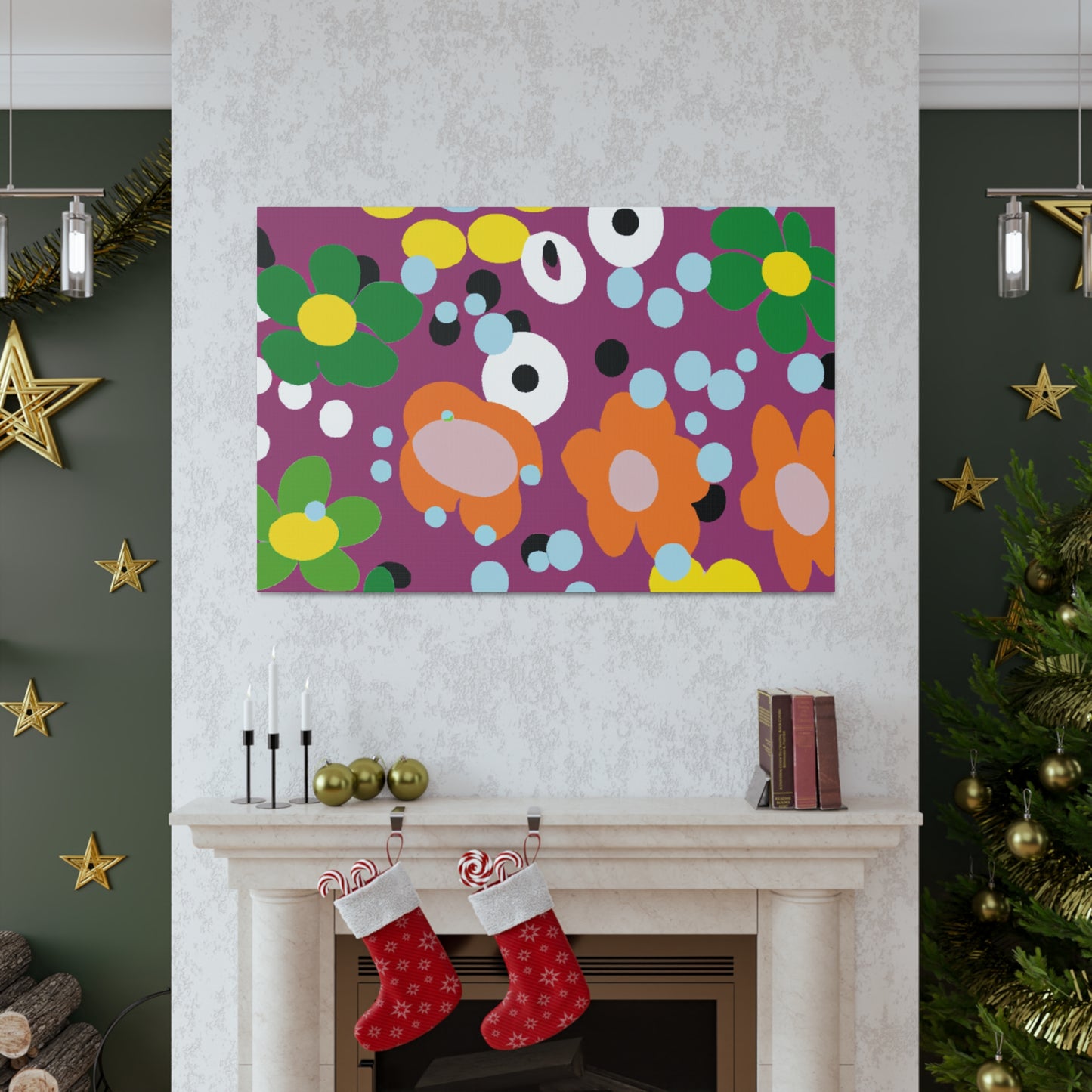 "Floral Fantasia" - Floral Canvas
