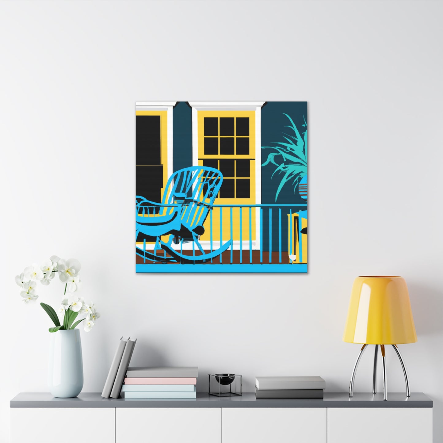 "Cozy Calmness- Midcentury" - Canvas