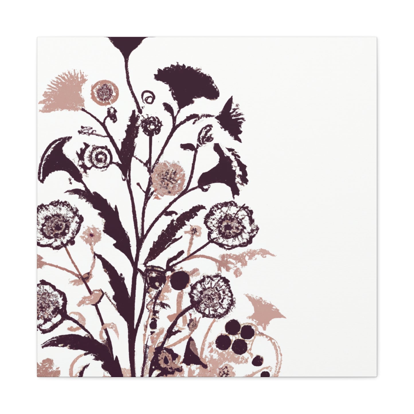 Fleuroscent - Floral - Canvas