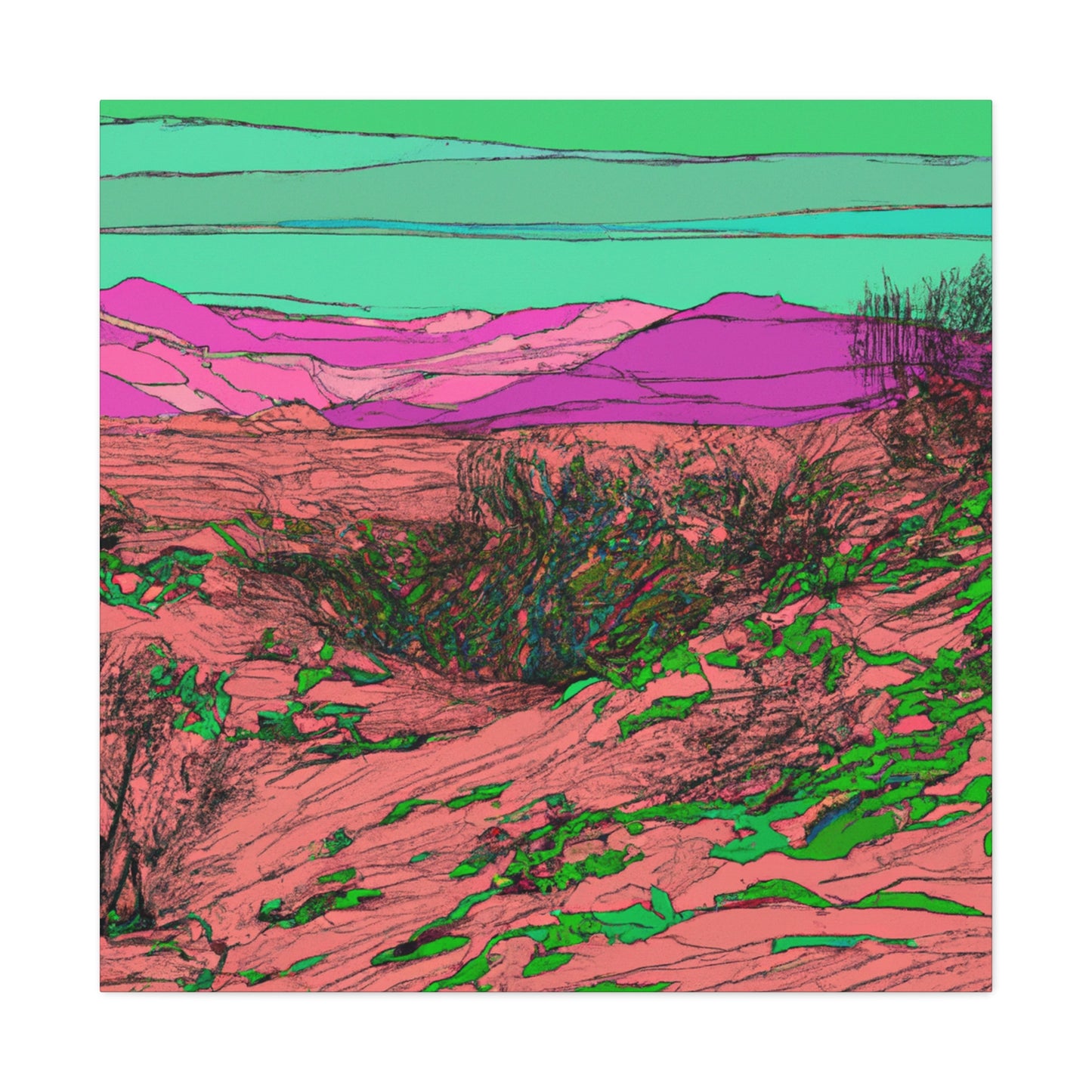 Sandstorm-Landscape - Canvas
