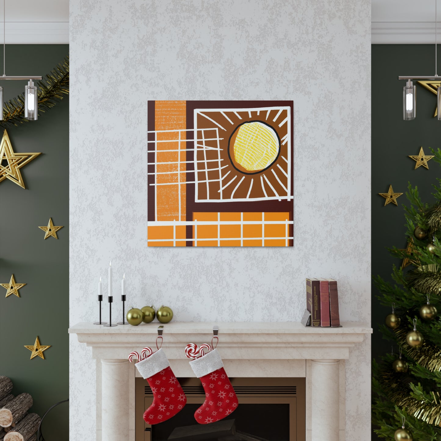 Pow!- Midcentury Canvas