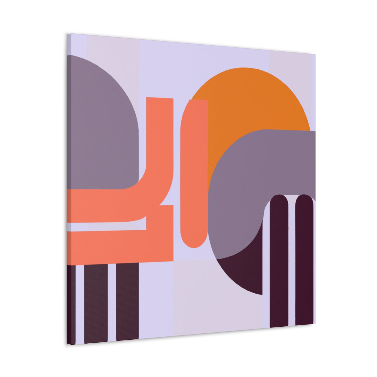 Modernist Pyramid- Midcentury - Canvas