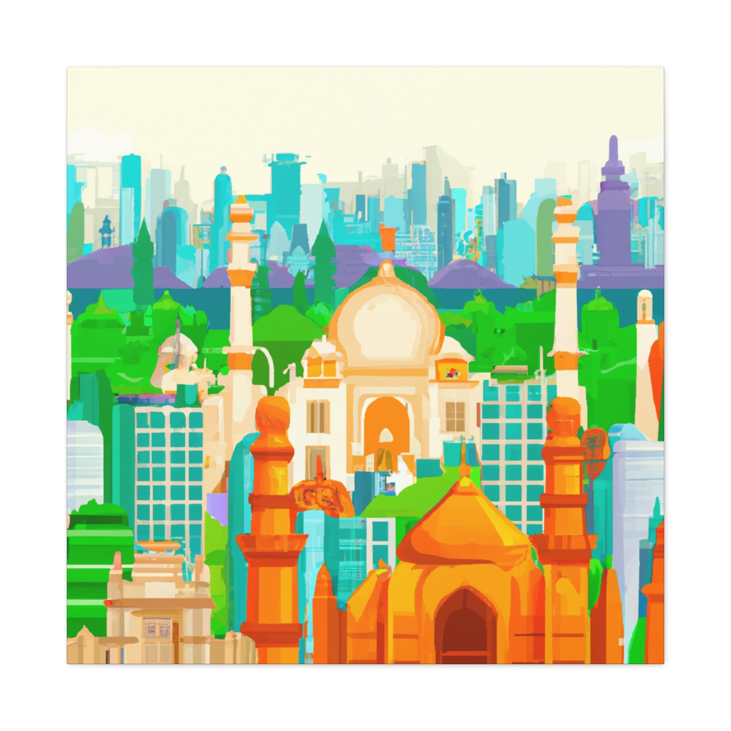 Indiastine - Destination India - Canvas