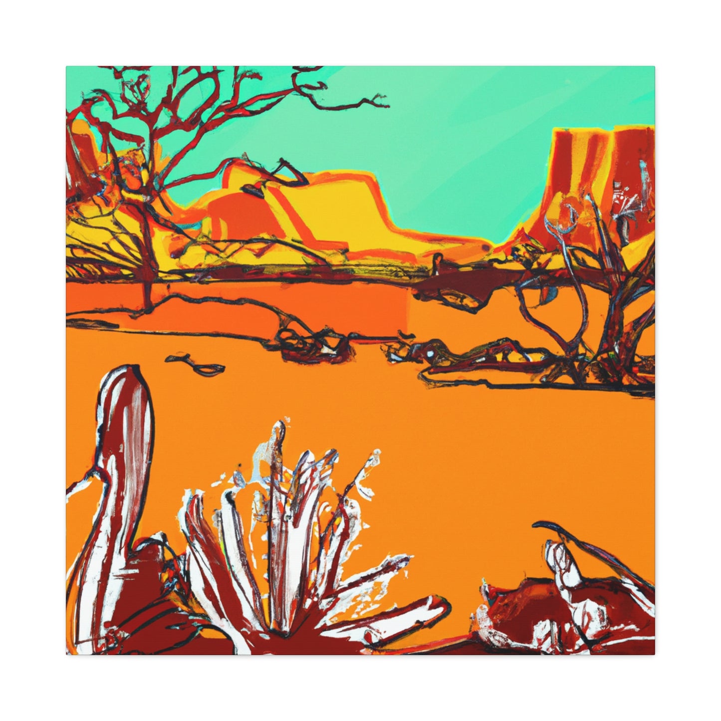 Sandy Haven - Landscape - Canvas - Desert