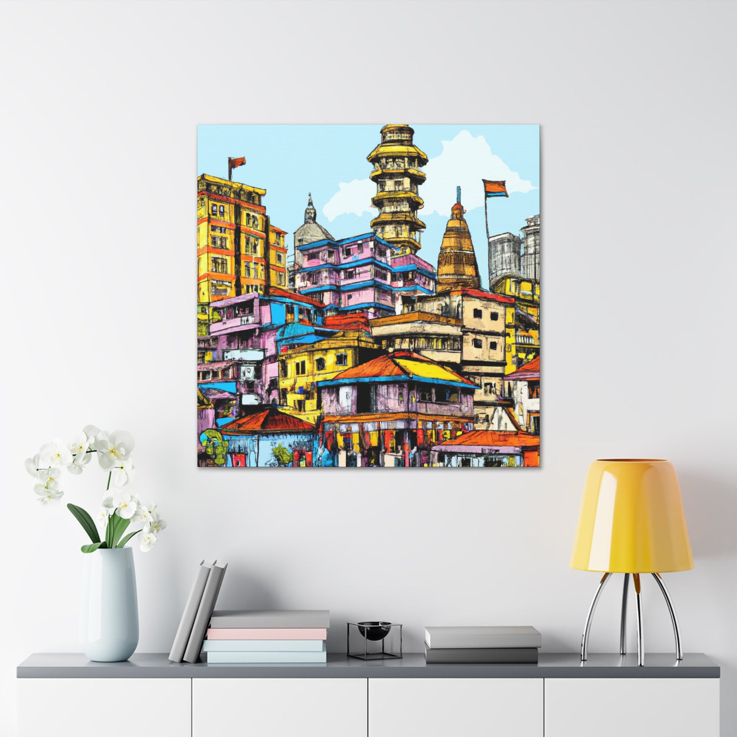 Golden Triangle - Destination India - Canvas