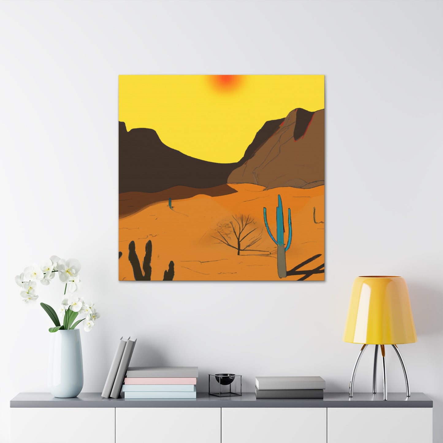 Sandsculpture Landscape - Canvas