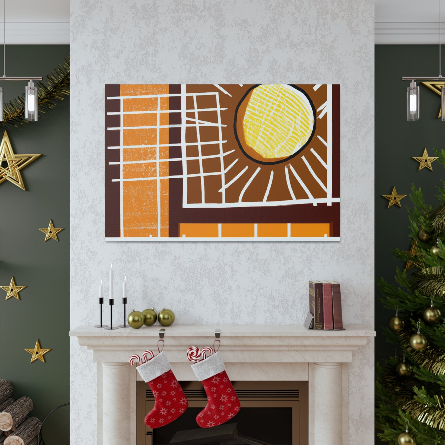 Pow!- Midcentury Canvas