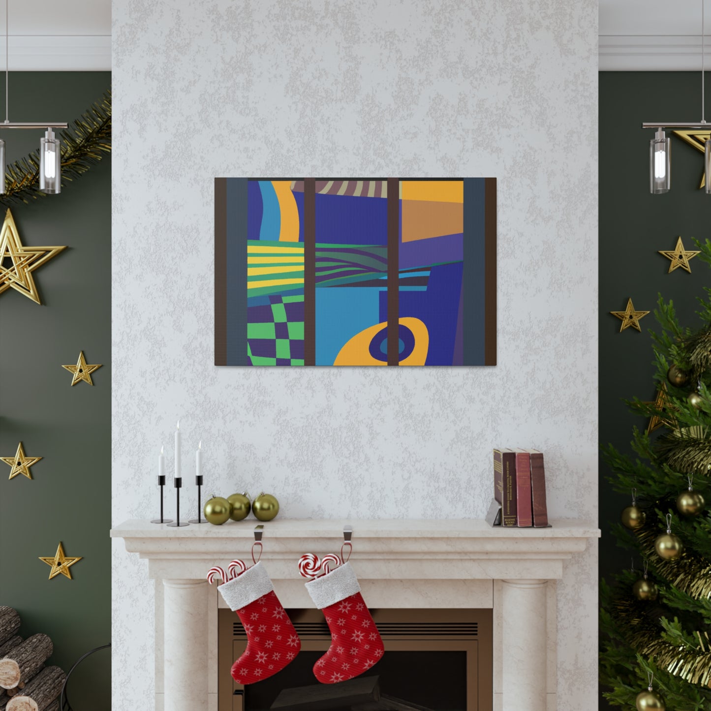 Amaze-Owl - Midcentury Canvas