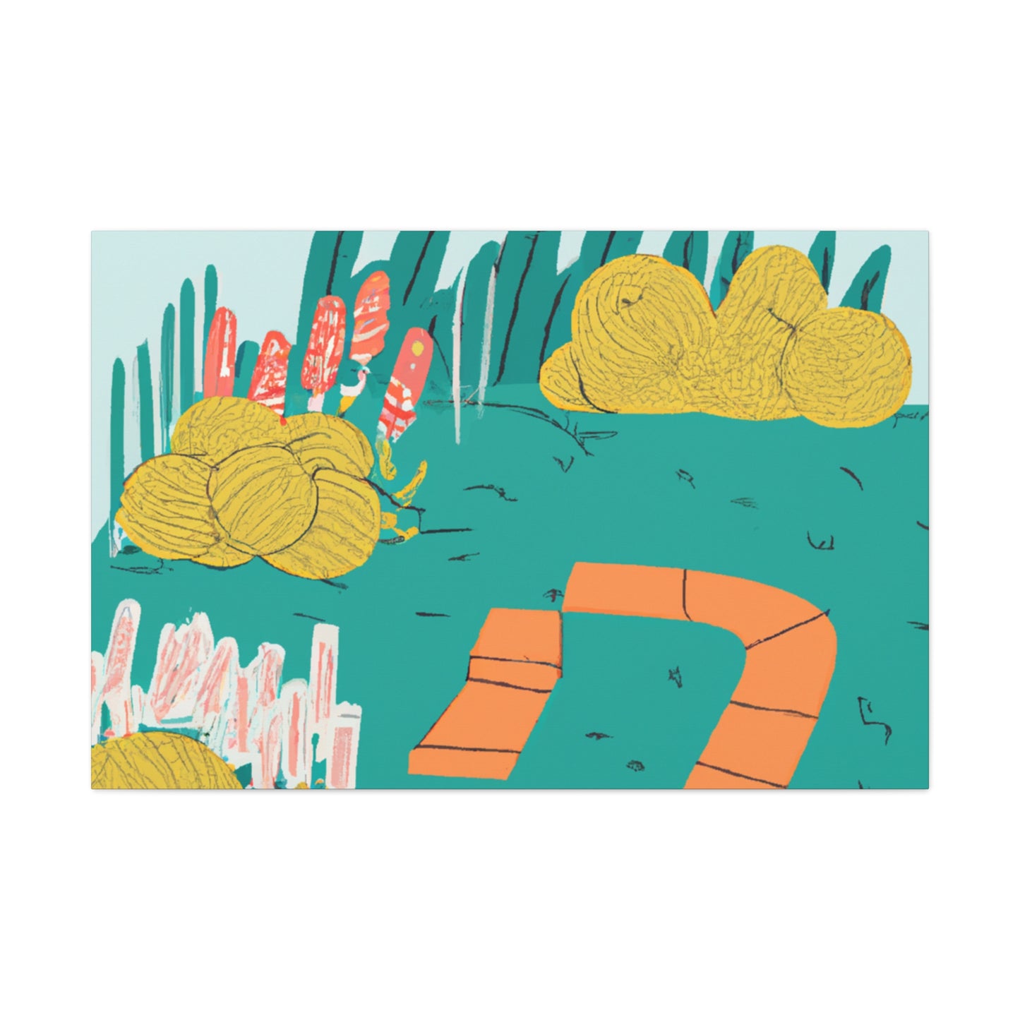 Secret Valley - Landscape - Canvas