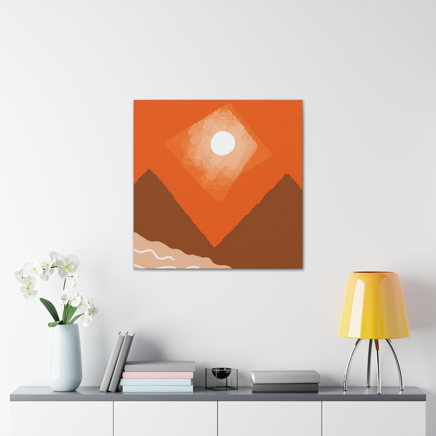 The Empire Chair - Vintage Contemporary - Desert Landscape - Canvas