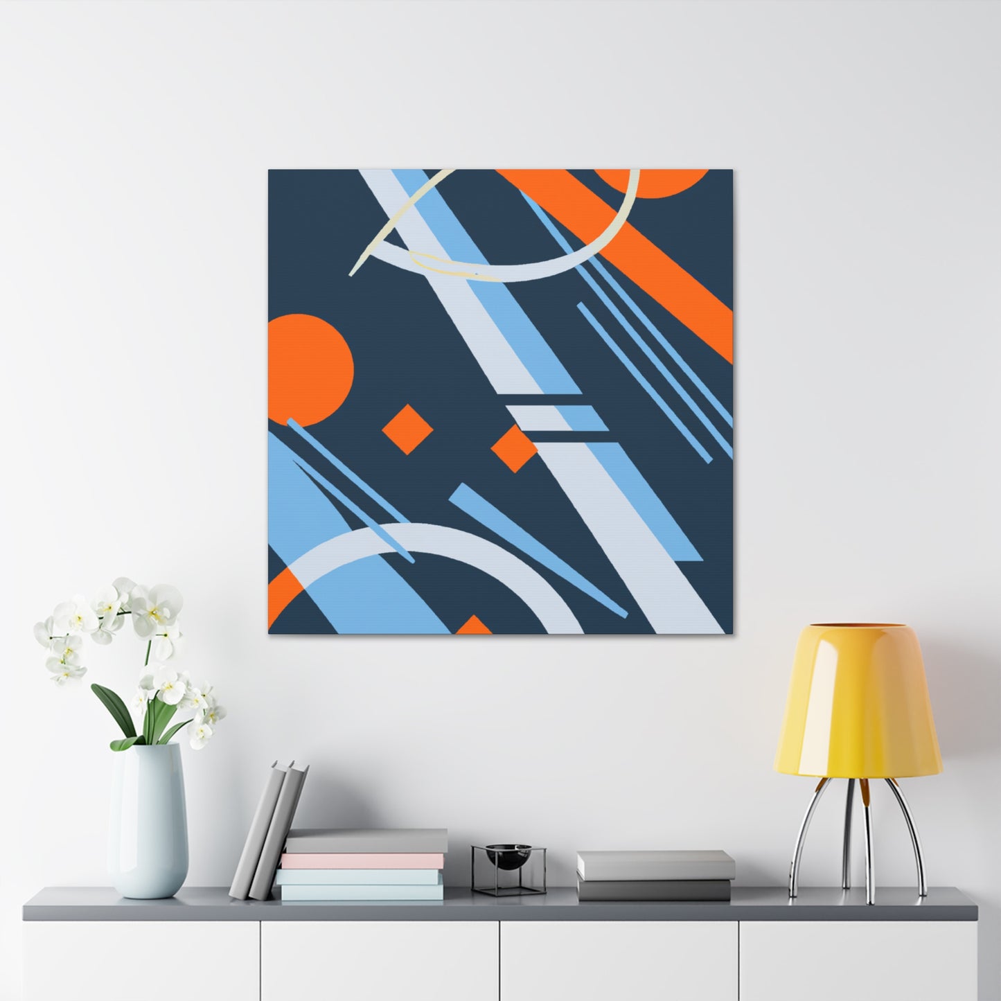 Cosy Cottage - Midcentury - Canvas
