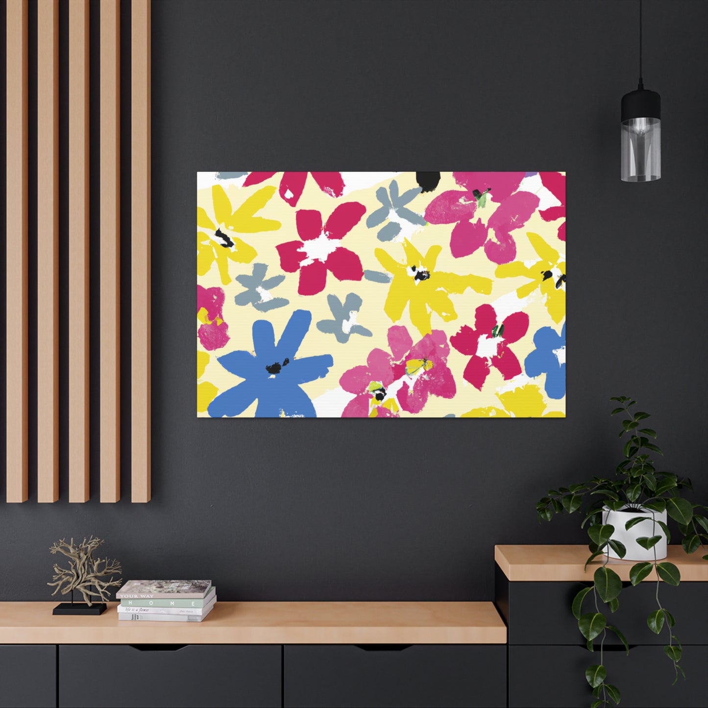 "Seeded with Love" - Floral Canvas