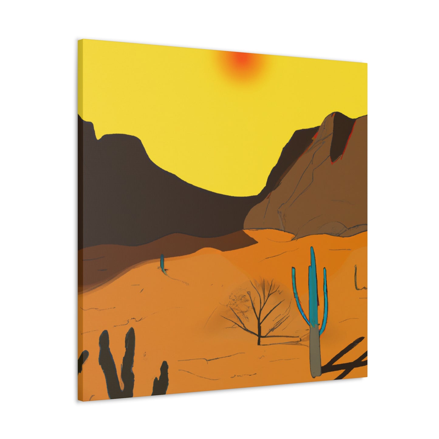 Sandsculpture Landscape - Canvas