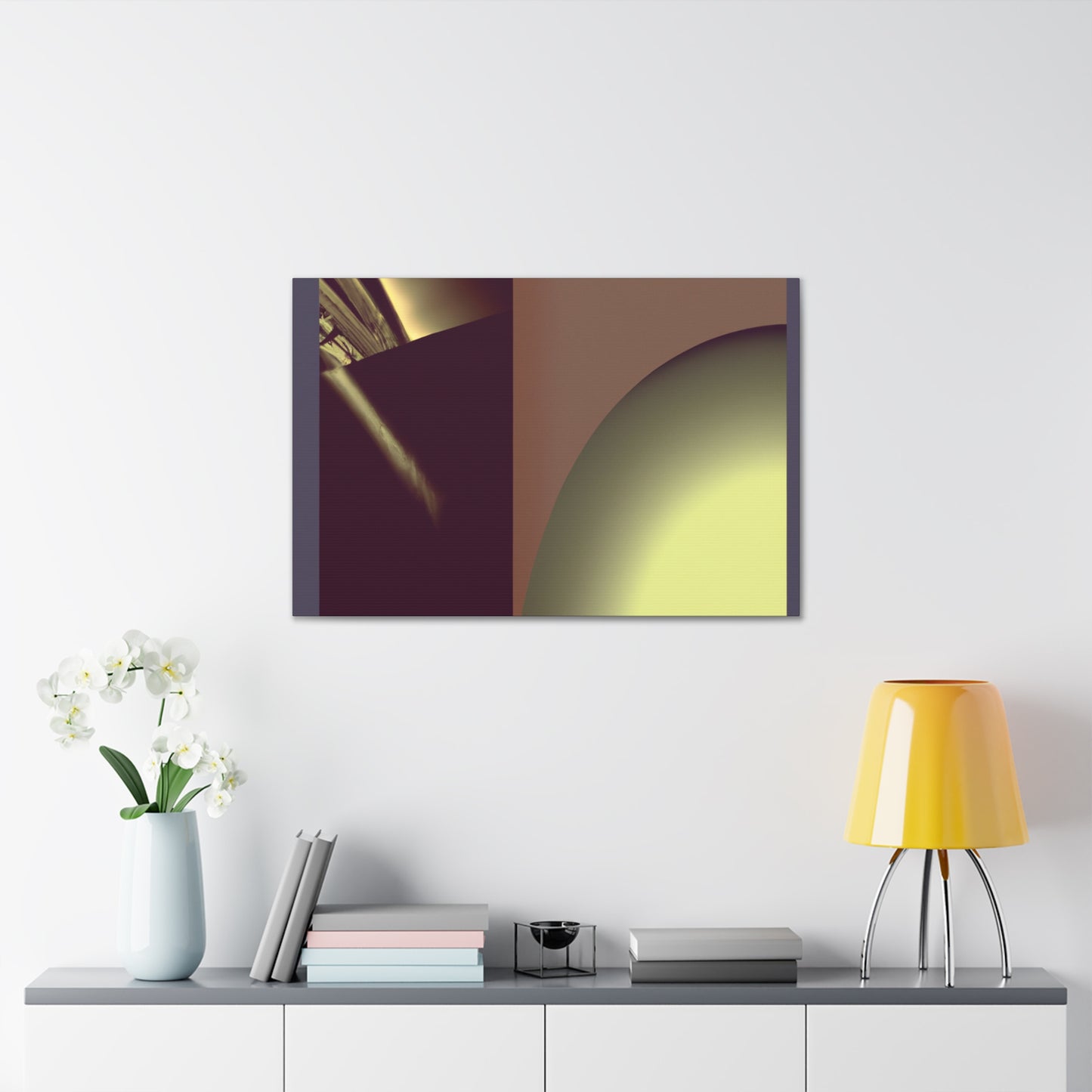 "Twilight Skyline" - Art Deco Canvas
