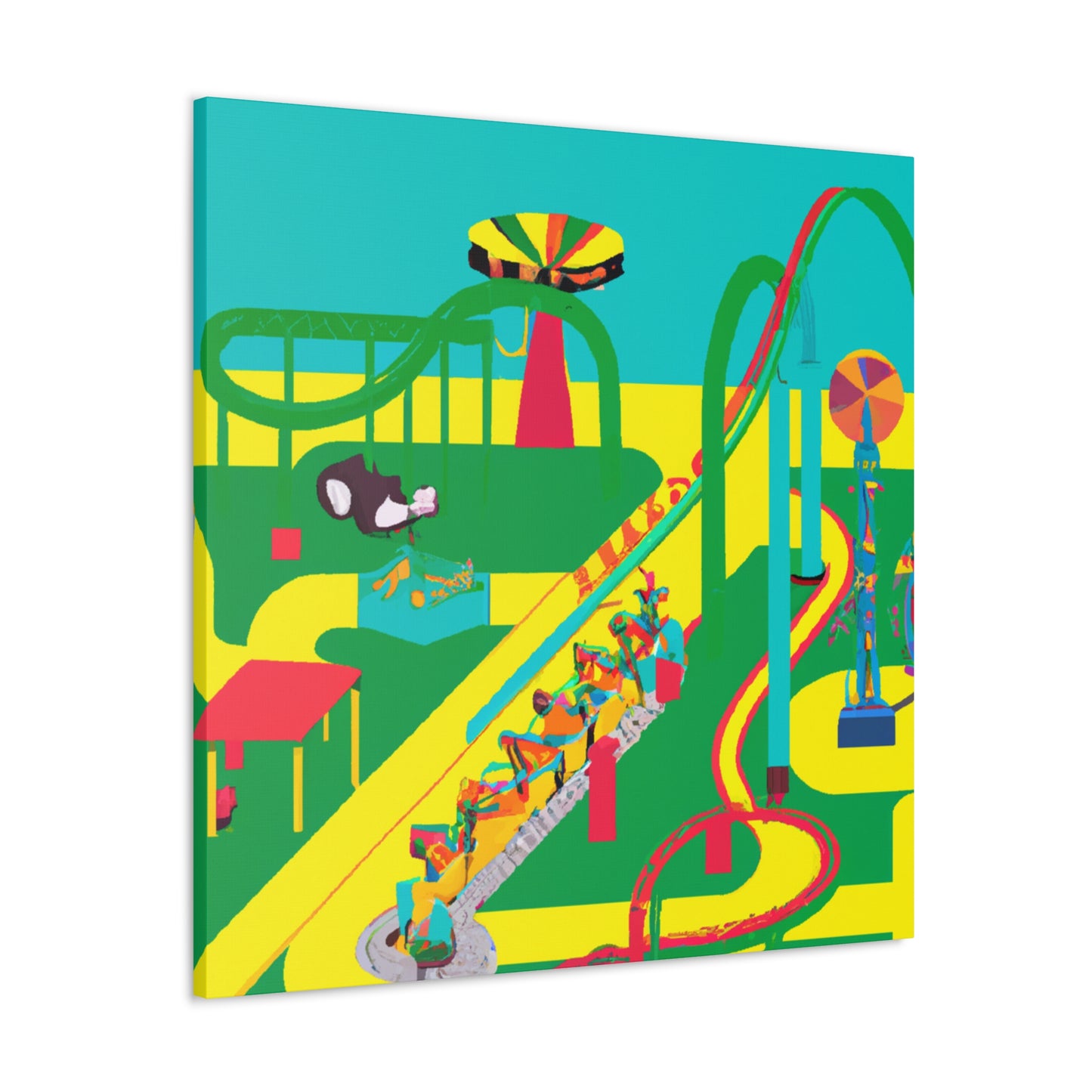 Cotton Candy Kingdom - Amusement - Canvas