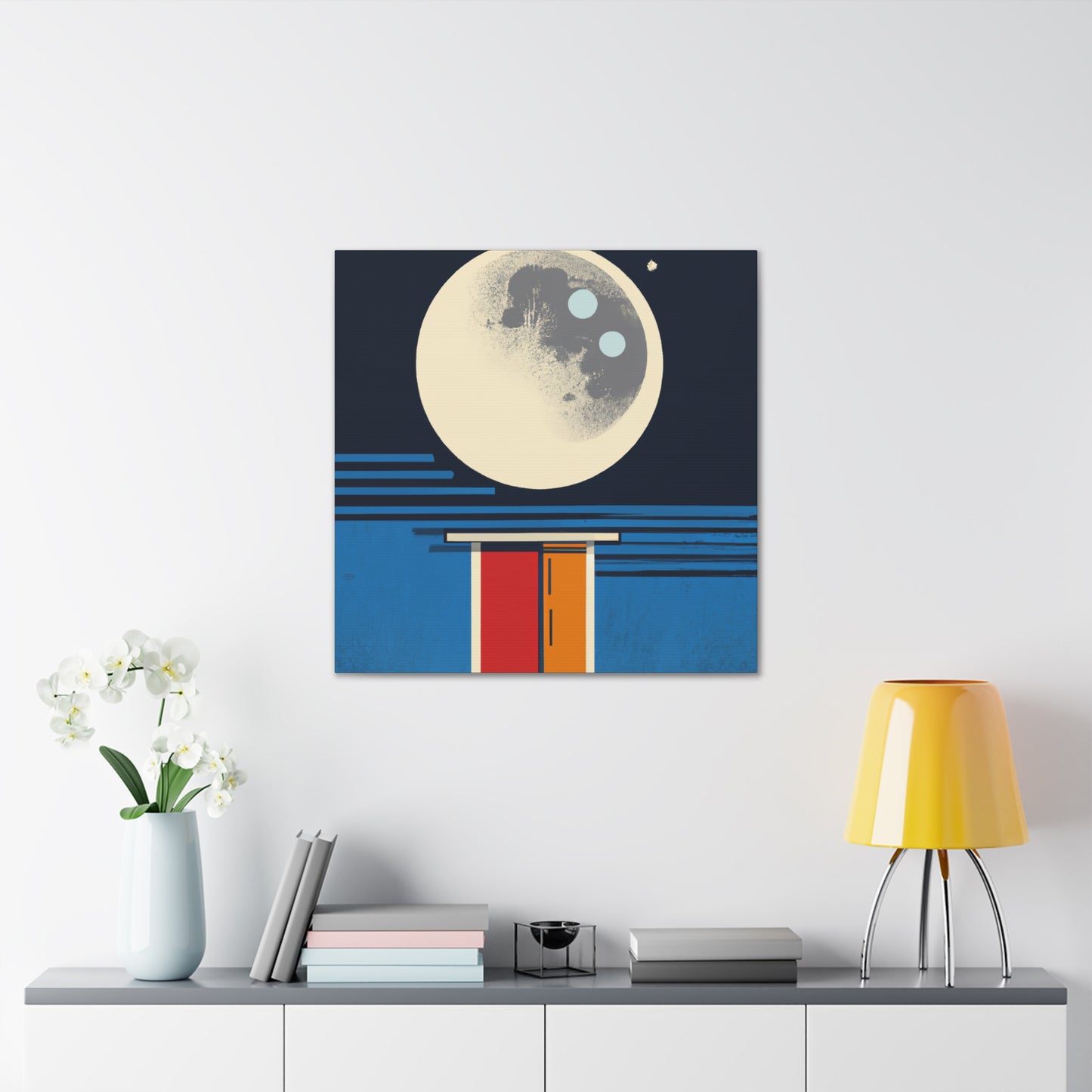 Majestic Vibe- Midcentury - Canvas