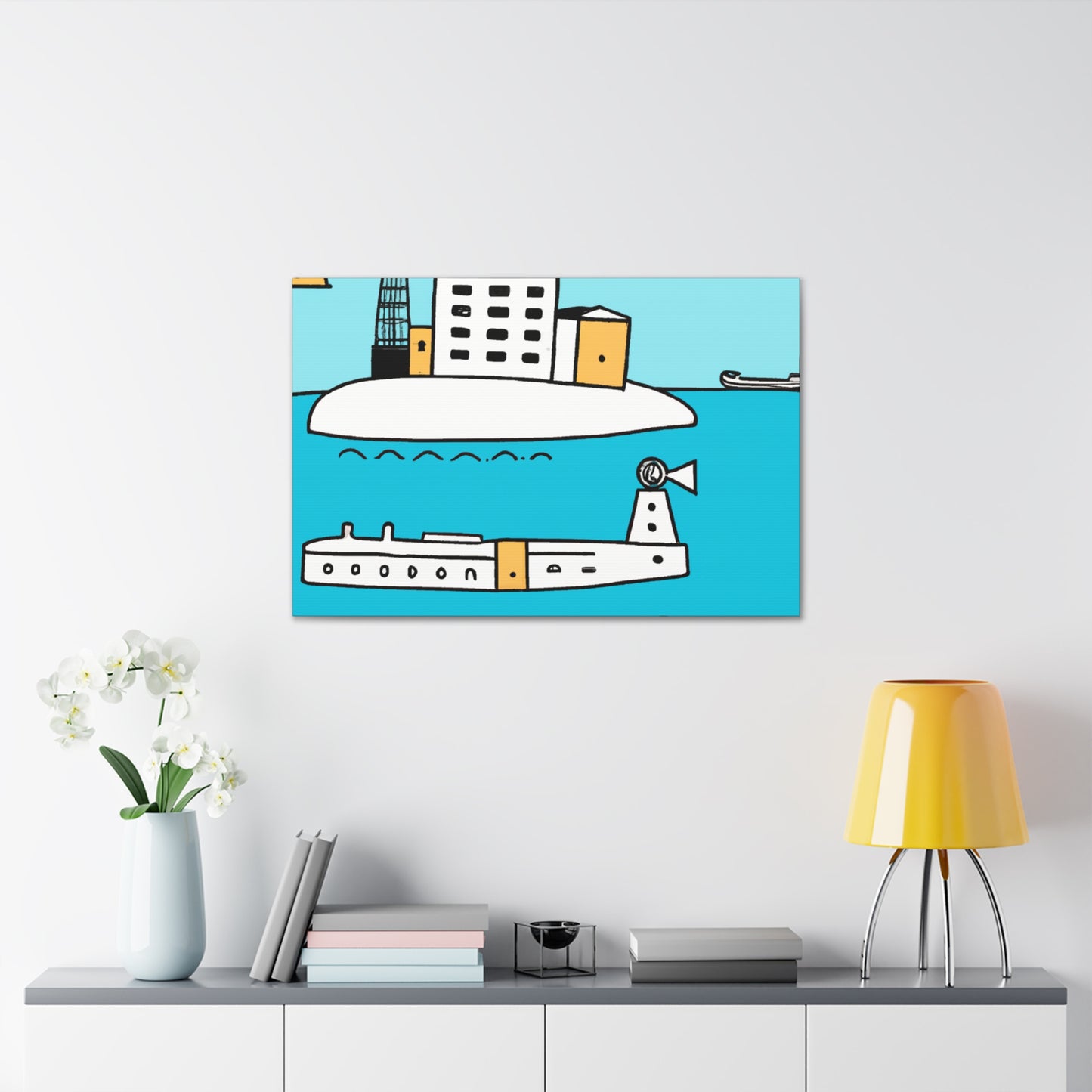 City Island - Minimalism - Canvas