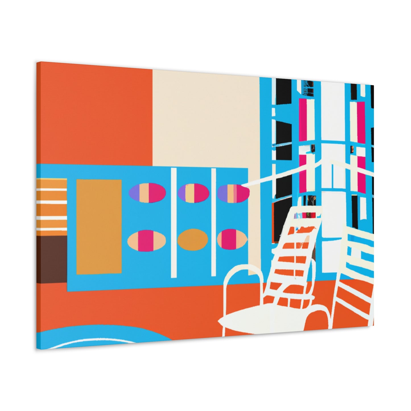 Zen Space - Midcentury - Canvas