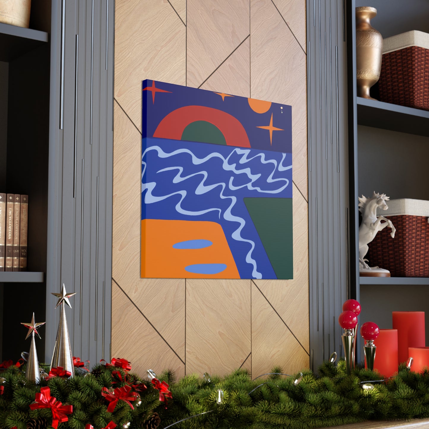 Icey Riveer -Midcentury Canvas
