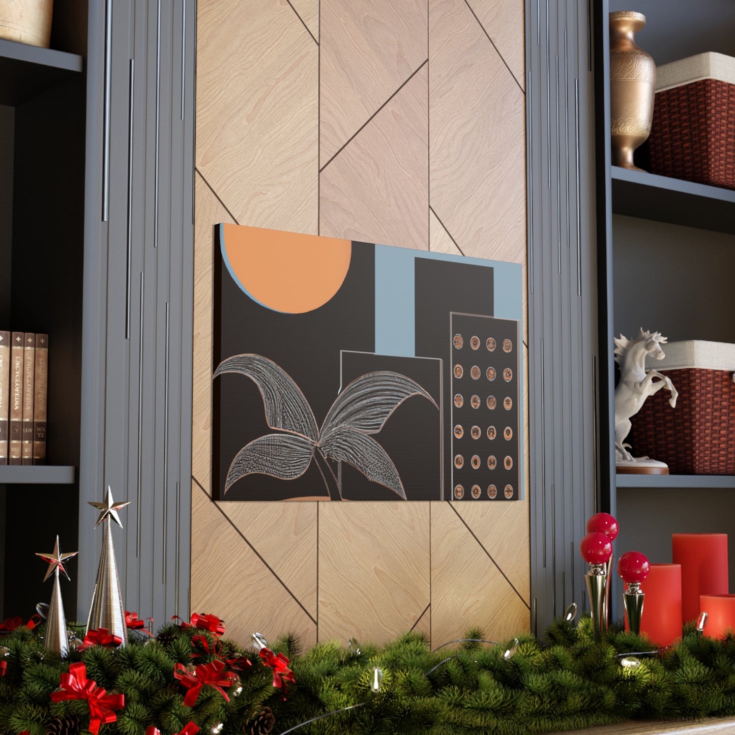 Dark Lovely - Midcentury Canvas