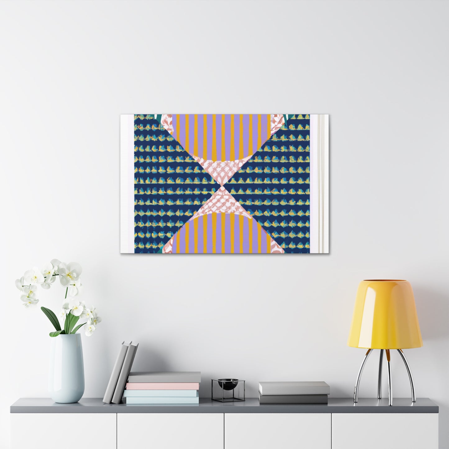 Hourglass - Midcentury Canvas