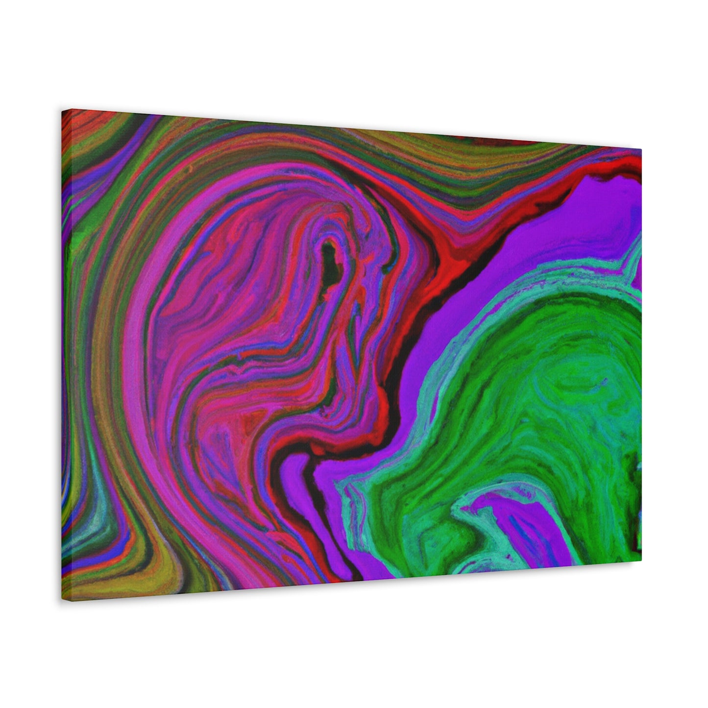 Aqua Mist - Abstract - Canvas