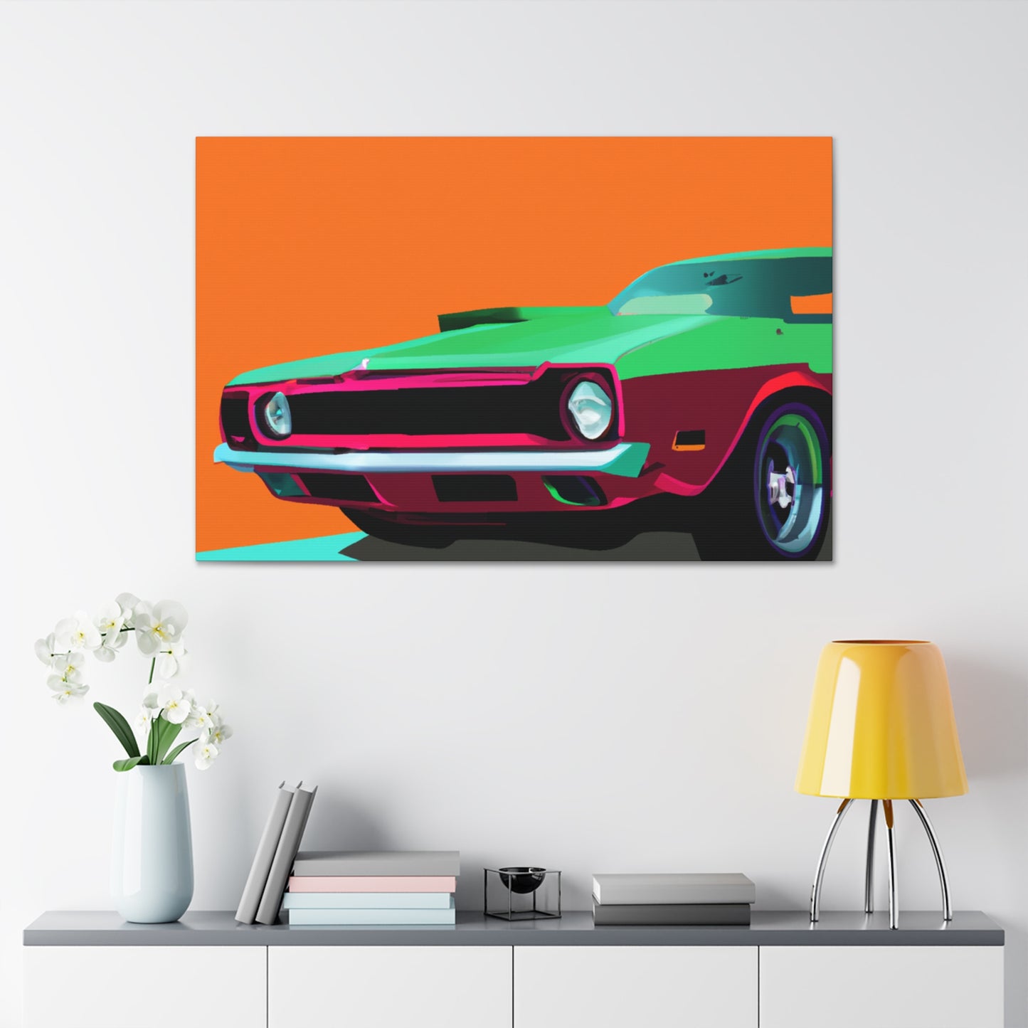 Flyin' Jalopy - Automobile - Canvas